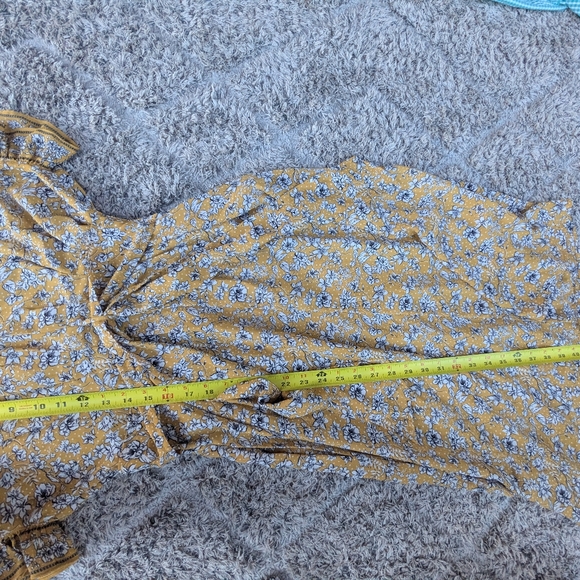 Max studio midi dress, yellow Small - Picture 7 of 8